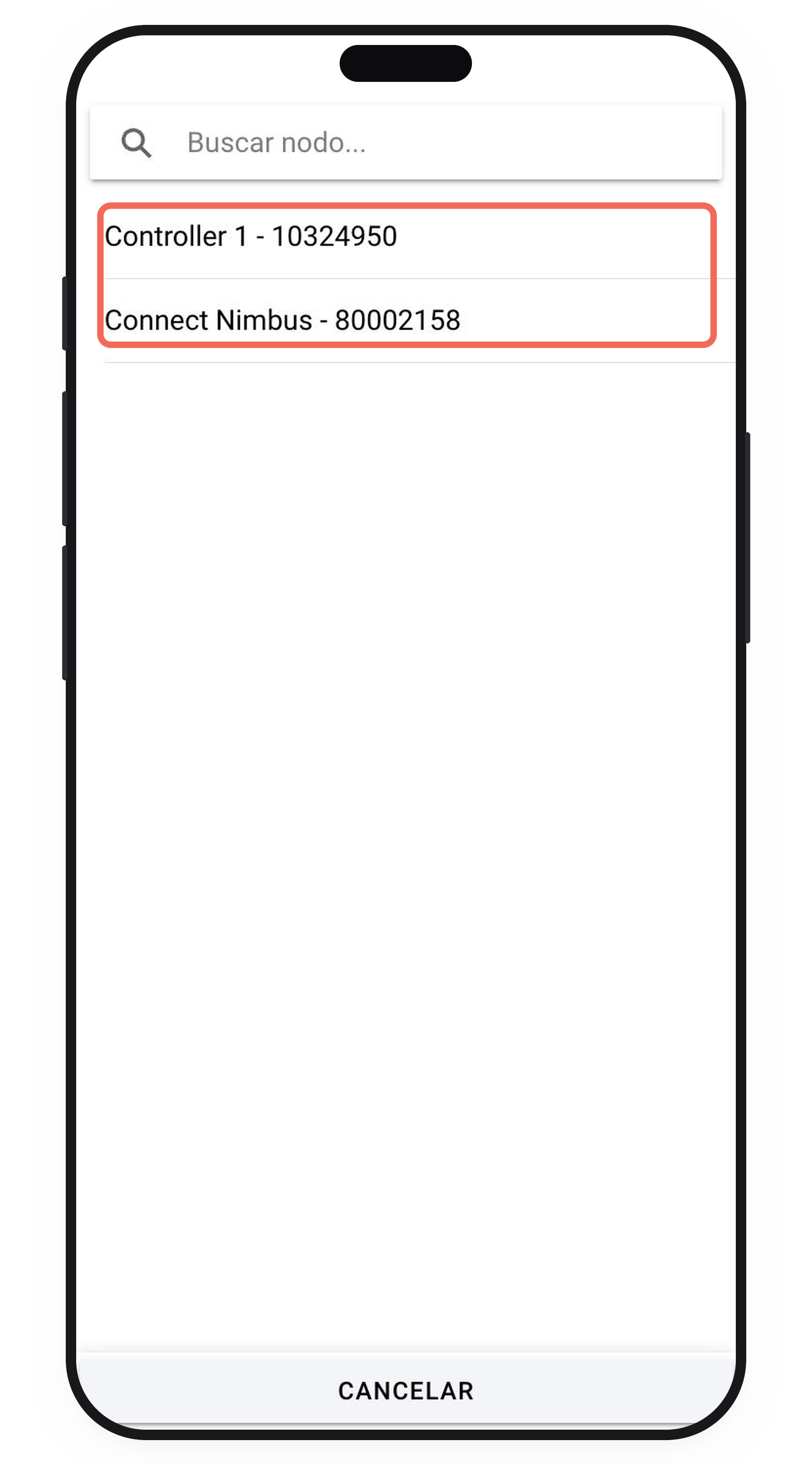 Buscador de nodos
